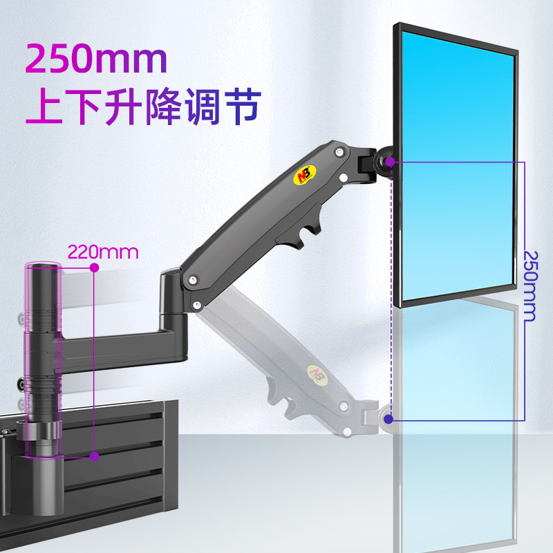 NB 電腦顯示器支架屏風支架壁掛摺疊監控調度操作指揮台 M60/D21