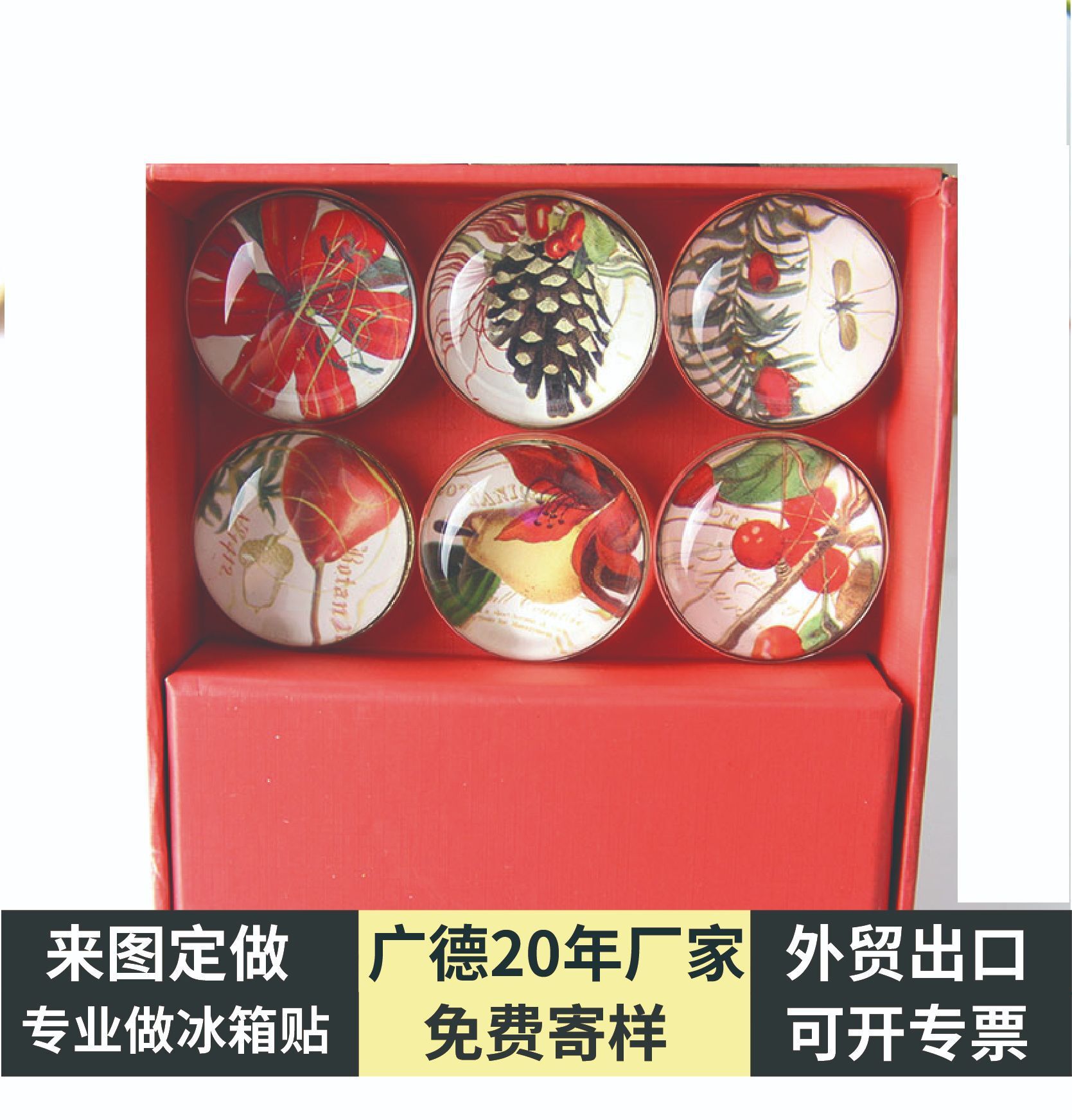 Tùy chỉnh nhãn từ tinh thể màu. Quảng cáo để đánh dấu sự trang trí quà tặng.