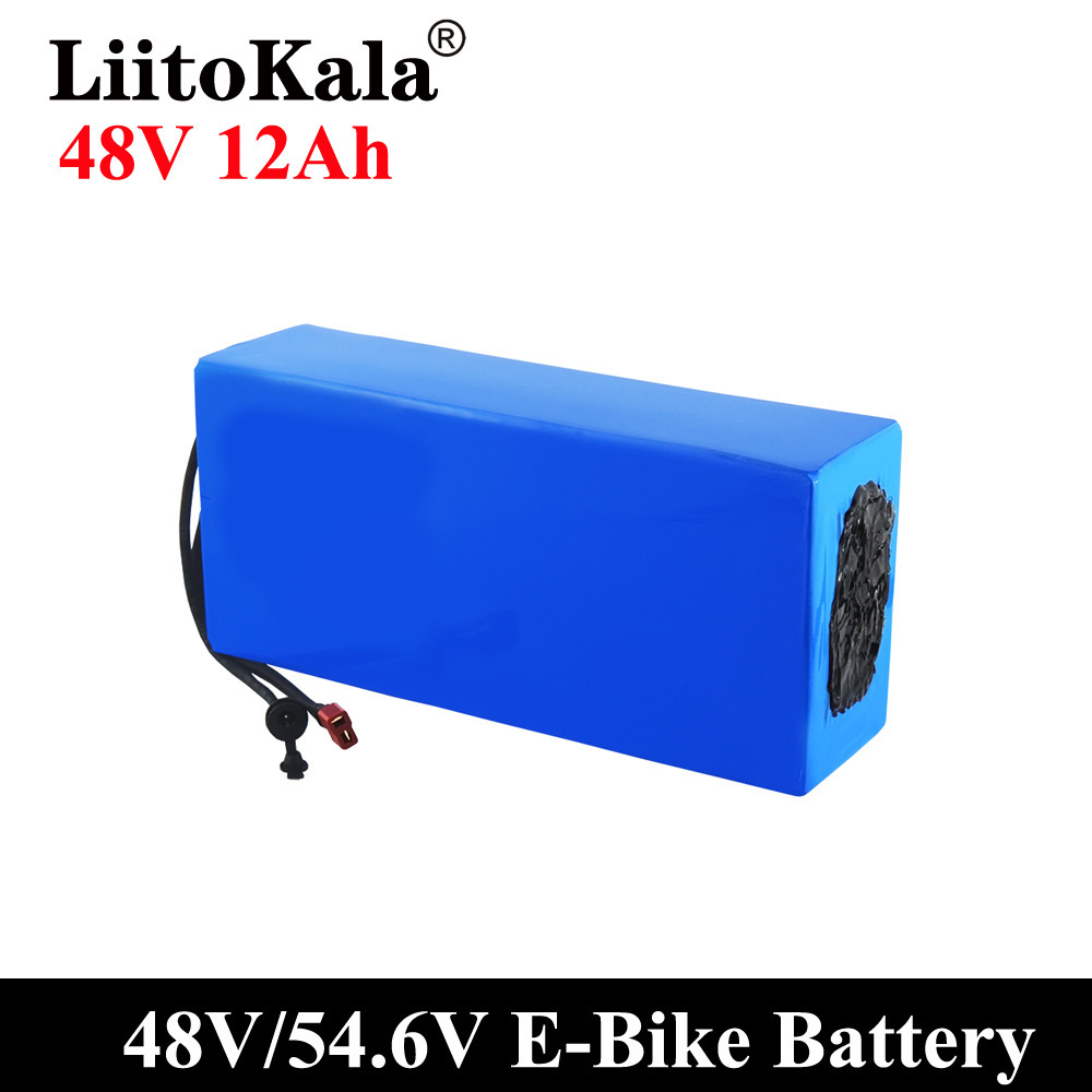 LiitoKala 48V 12Ah 15Ah 20Ah 25Ah 30Ah 18650 electric car batteries T-plug