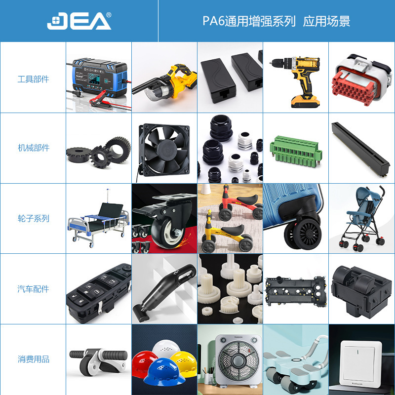 增强PA6改性材料颗粒 尼龙单六加玻纤高韧耐寒耐冲击不浮纤橡塑