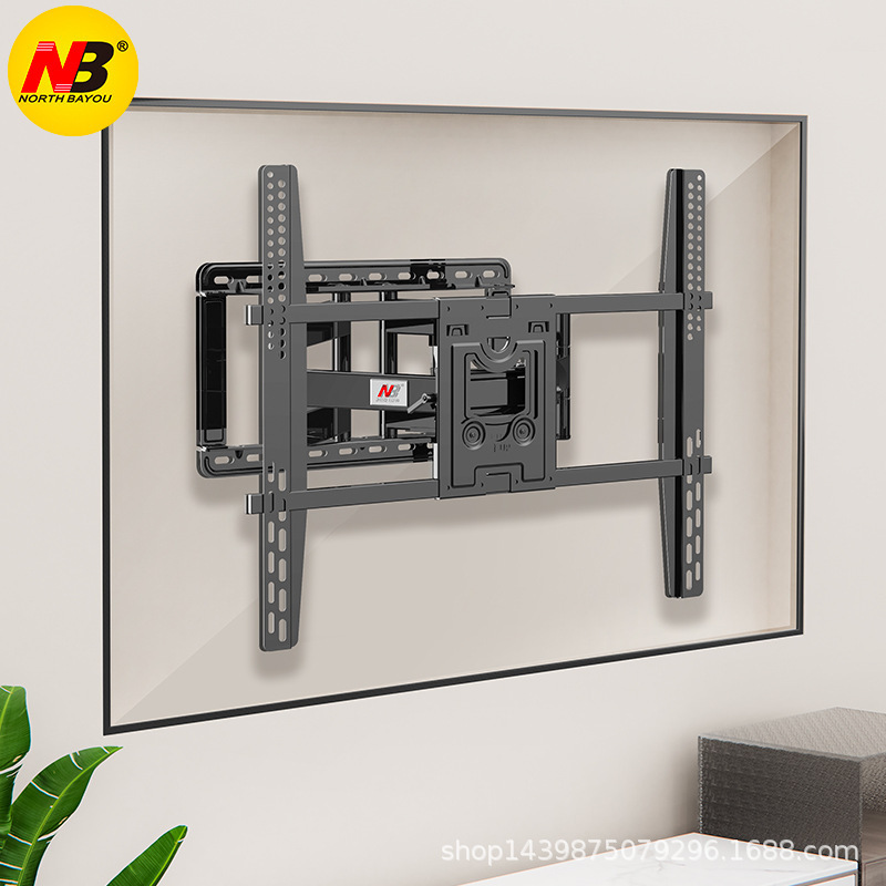 NB電視機掛架75/80/85/86/98寸通用旋轉伸縮壁掛支架掛牆架SP5