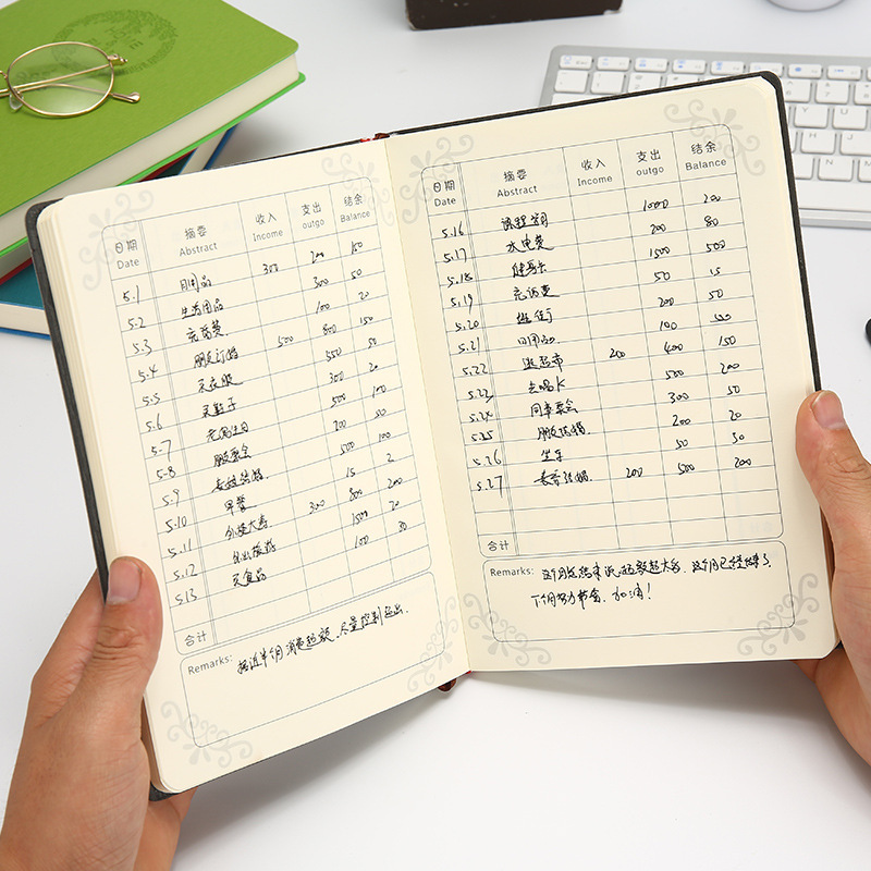 Sổ tay này tùy chỉnh logo mềm, cuốn sách ngắn bằng một cuốn sách dày dành cho sinh viên đại học.