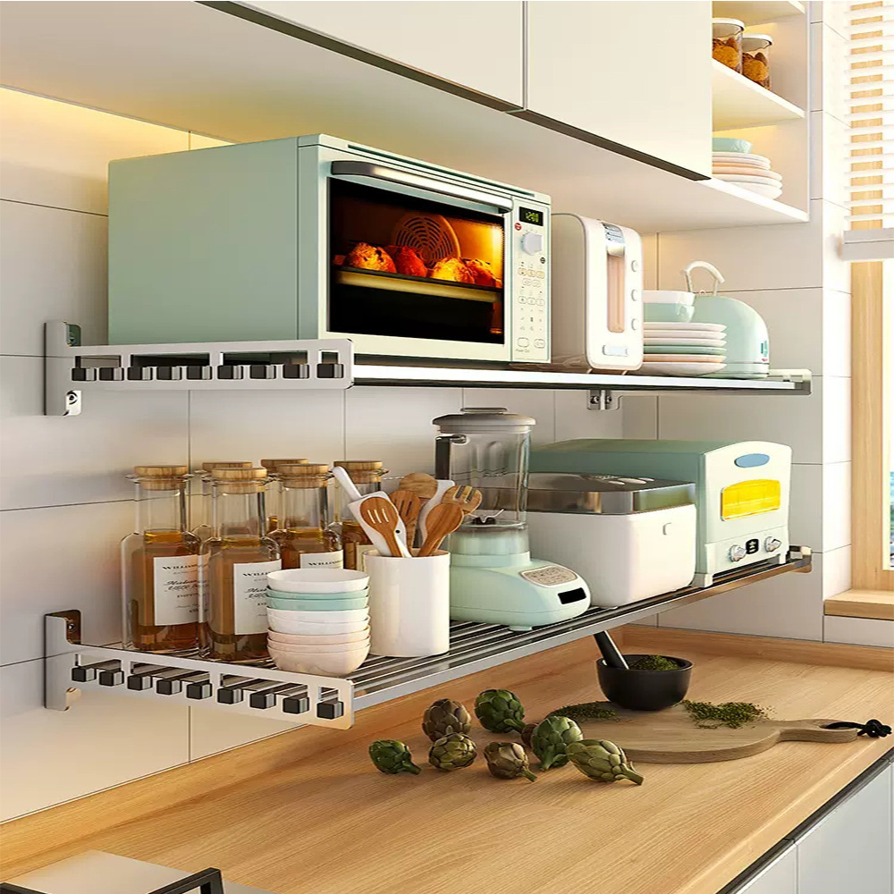 304 thép không rỉ gắn kết nhà bếp lò vi sóng được thiết lập cho một kệ bảng một từ