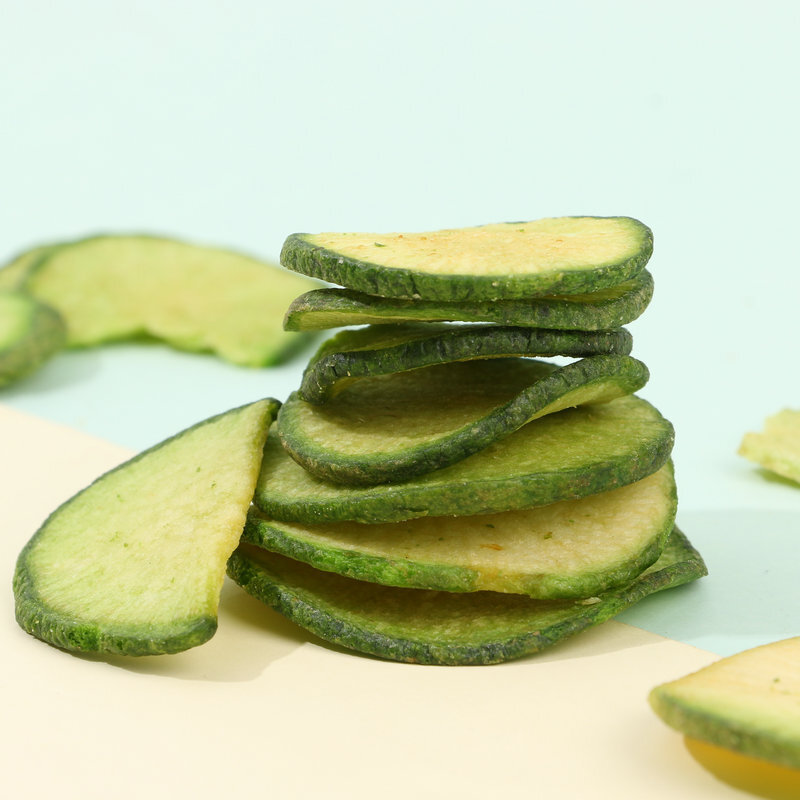 Scrambled radish dehydrated as a culinary picnic veggie dry snack bag with wholesales.