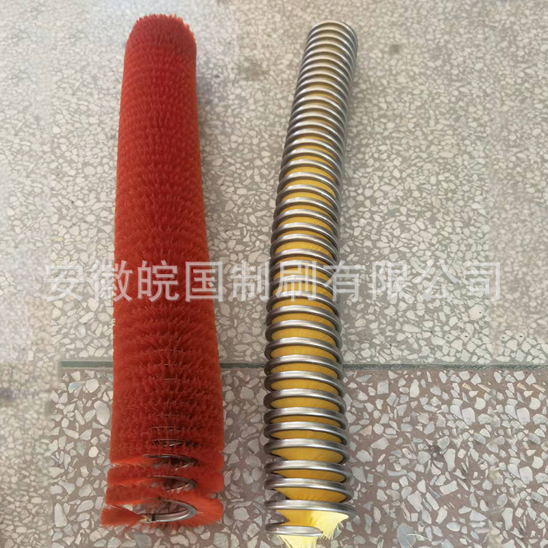 The manufacturer customizes the supply of springbrushes inside wires, and the springbrush industry cleans the springbrush.