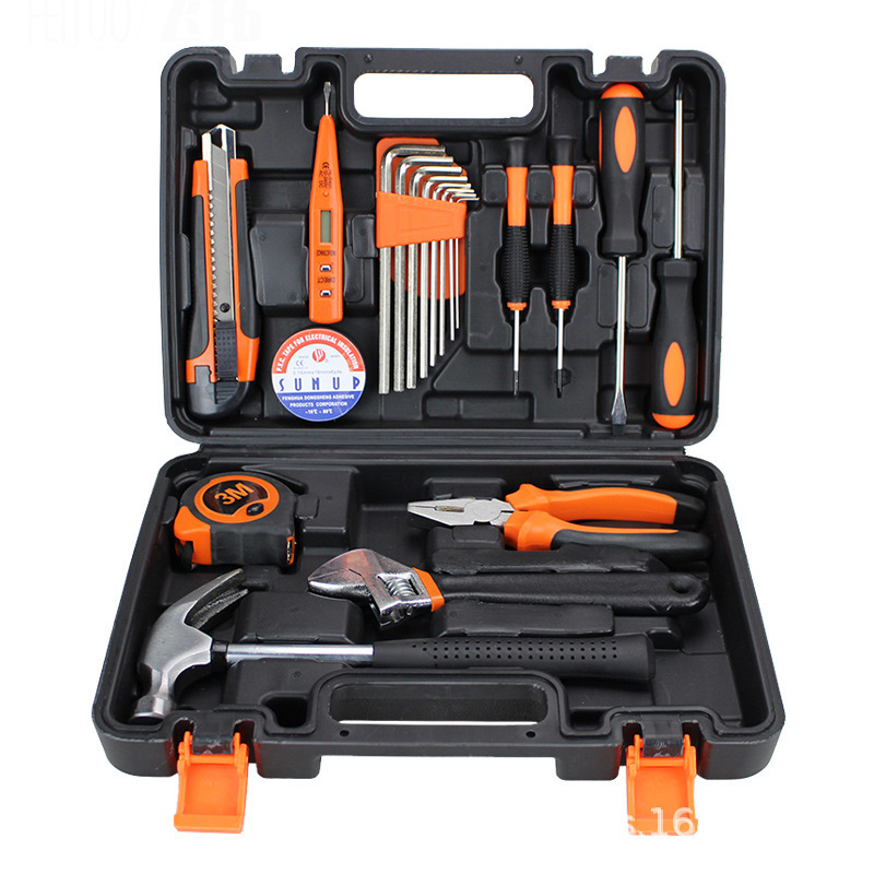 Small wholesale hardware kit, hand-held kit package, electric carpenter maintenance kit, wholesale.