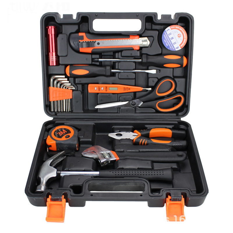 Small wholesale hardware kit, hand-held kit package, electric carpenter maintenance kit, wholesale.