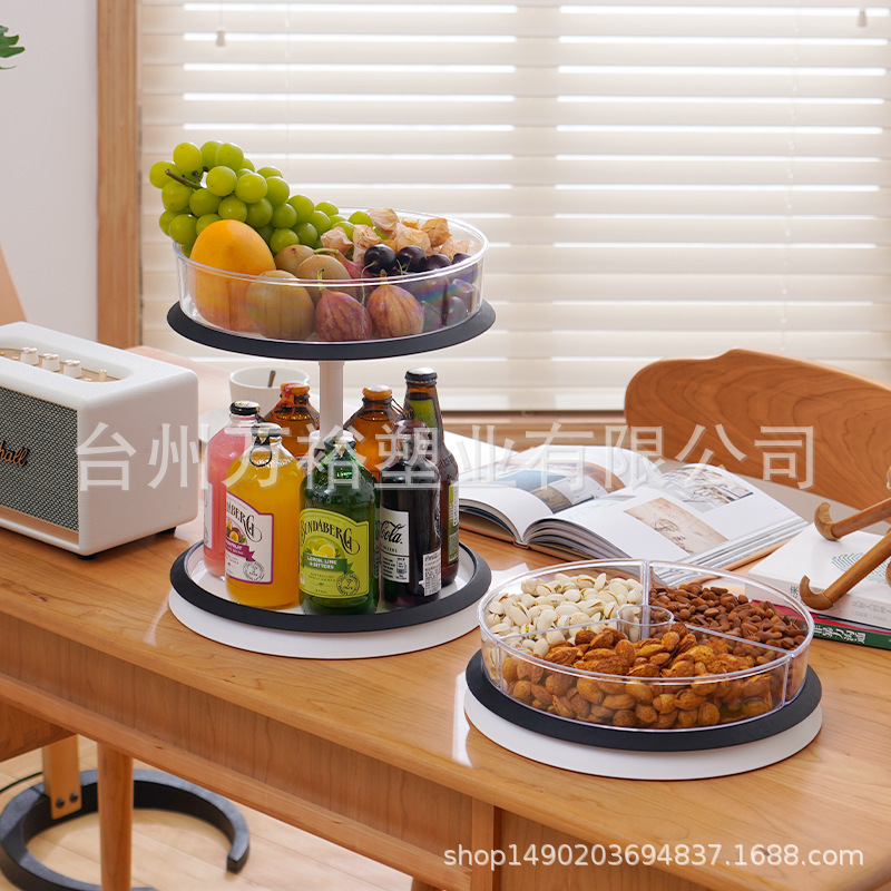 Kệ xoay mỹ phẩm đa năng để bàn nhiều lớp không đục lỗ khung căng