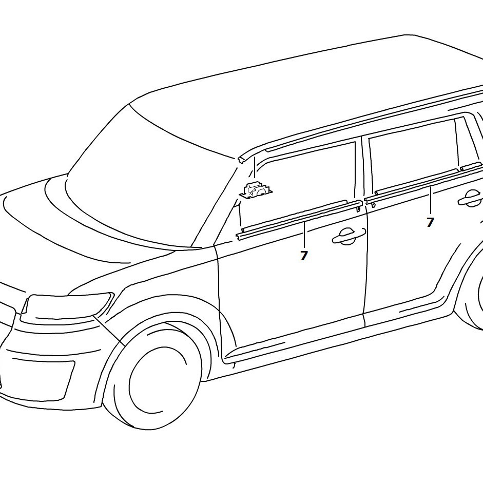 Application of the SCIONXB 07-15 external window bar of 75710 - 12820 for water cut-off