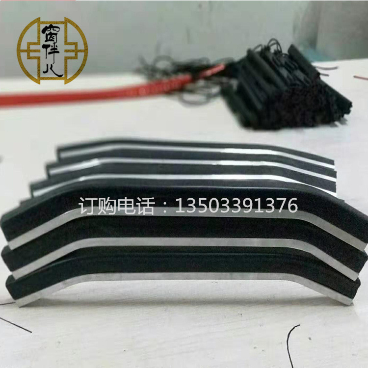 Collision of new products, security-touching signal belts, pressure-proof conductor-guided rubber bar automatic door-bed bumps