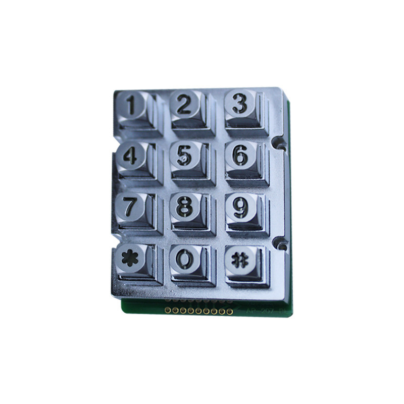 Shenzhen tùy chỉnh Hiệp định Zinc, chìa khóa chống thấm, mật khẩu 12 bit.