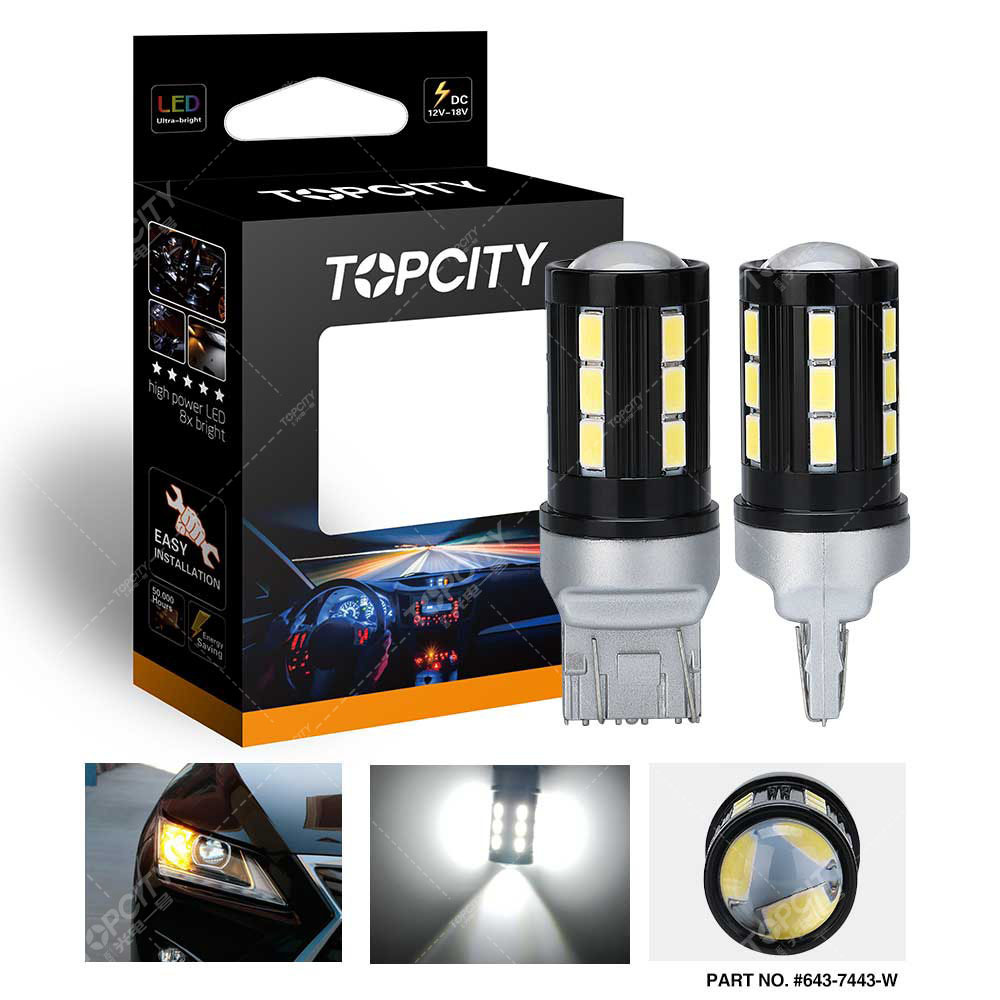 Cross-border targeting of LED car lights to light day endlight T20 W21/5W 7443 21SMD 5630