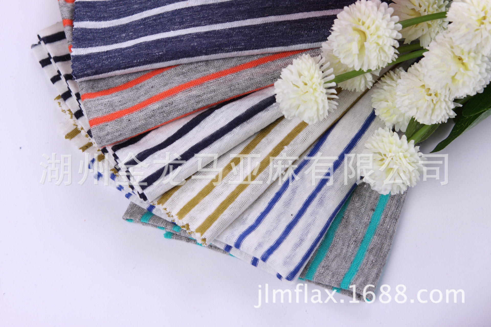 French imported raw materials with colored linen