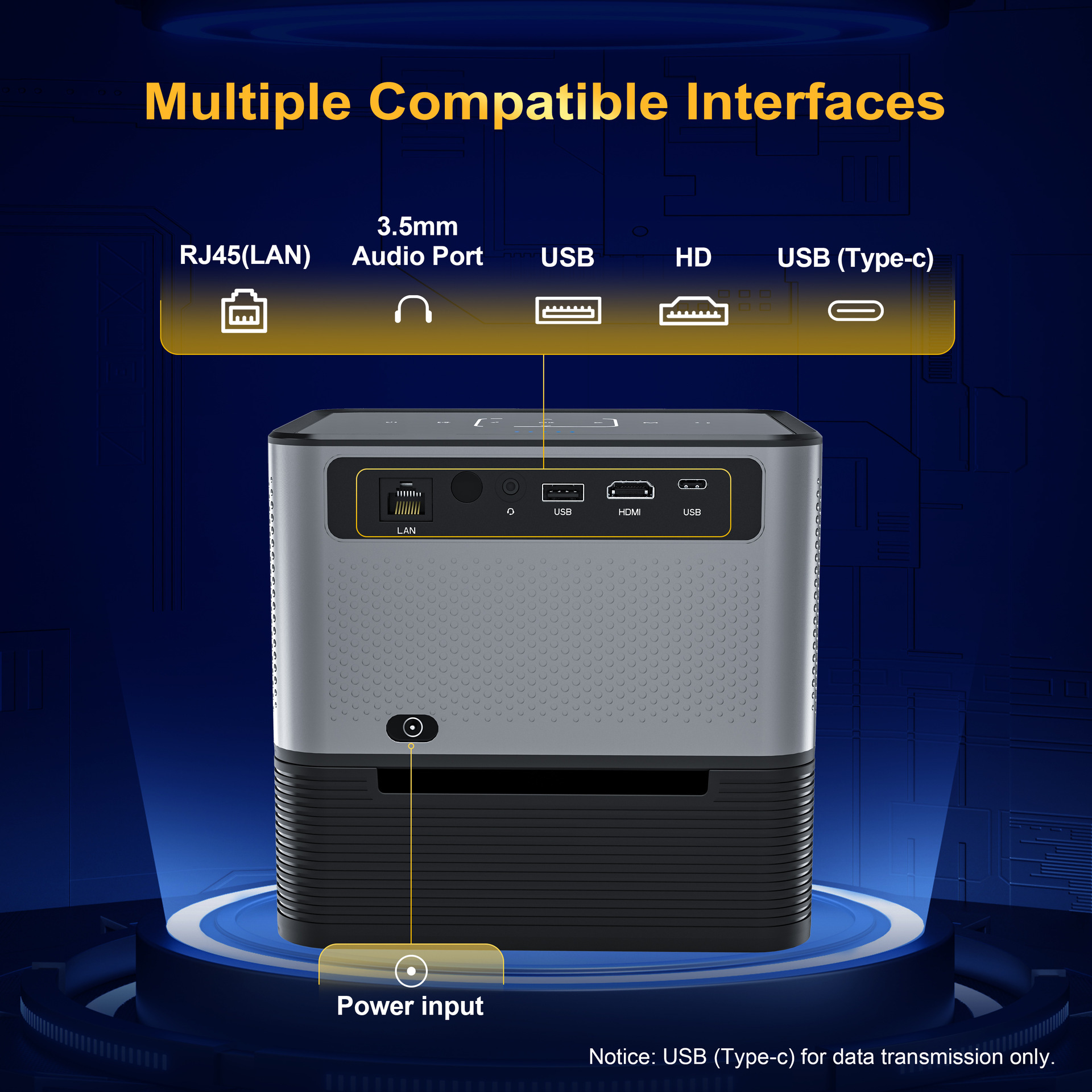 The projector X3Max Conference Teaching Projector Bluetooth High Cross-border Foreign Trade Projector