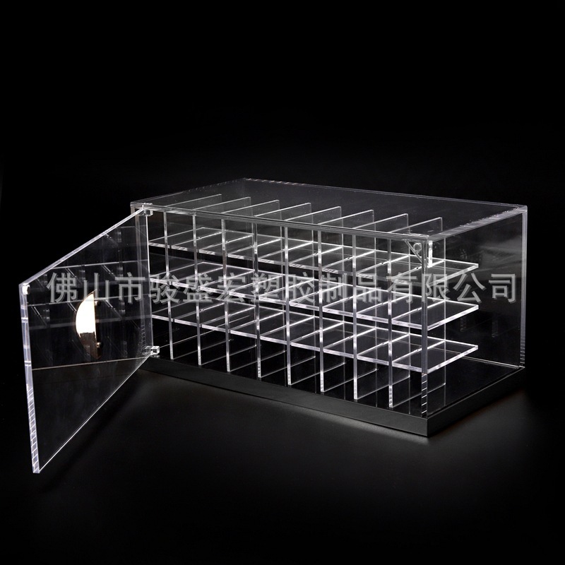 Akley box cosmetics box colour transparent pmma organic glass panel presentation box