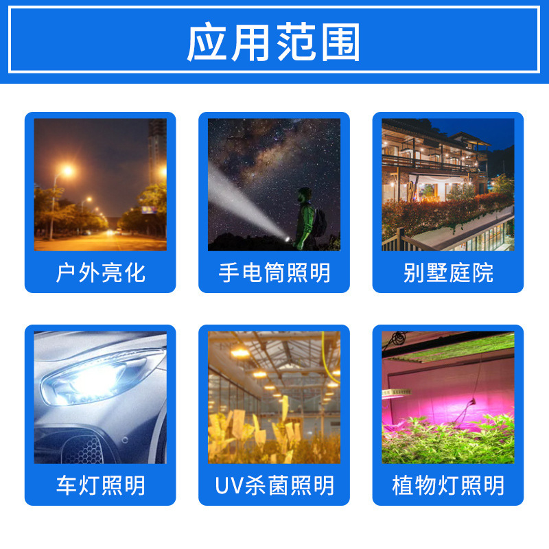 3W mimics full-blown RGB sticker led 4w high 6 foot ragb triple-coloured large-power beads