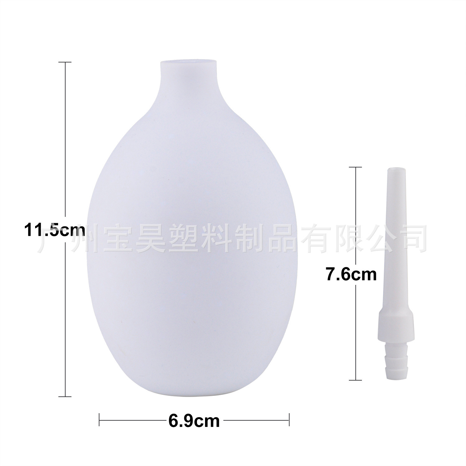 Giao dịch thương mại làm sạch 170 ml đường ruột enema PVC máy giặt đường ruột trở lại sau làm sạch