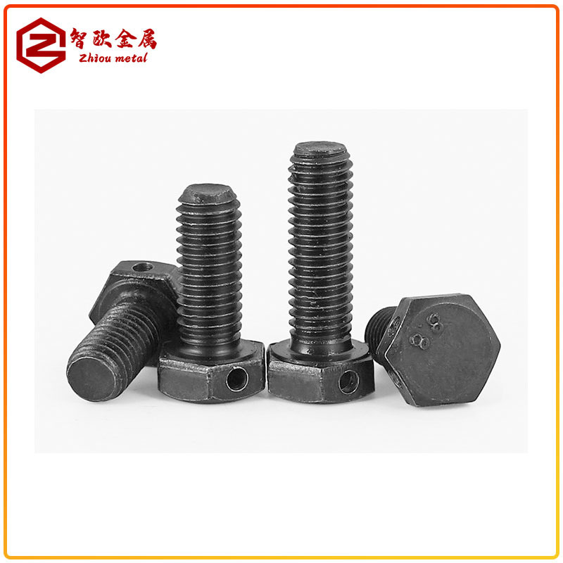 Customize GB32 head with perforated bolts GB31 end of perforated bolts stainless steel M6M8M10M12M14M16