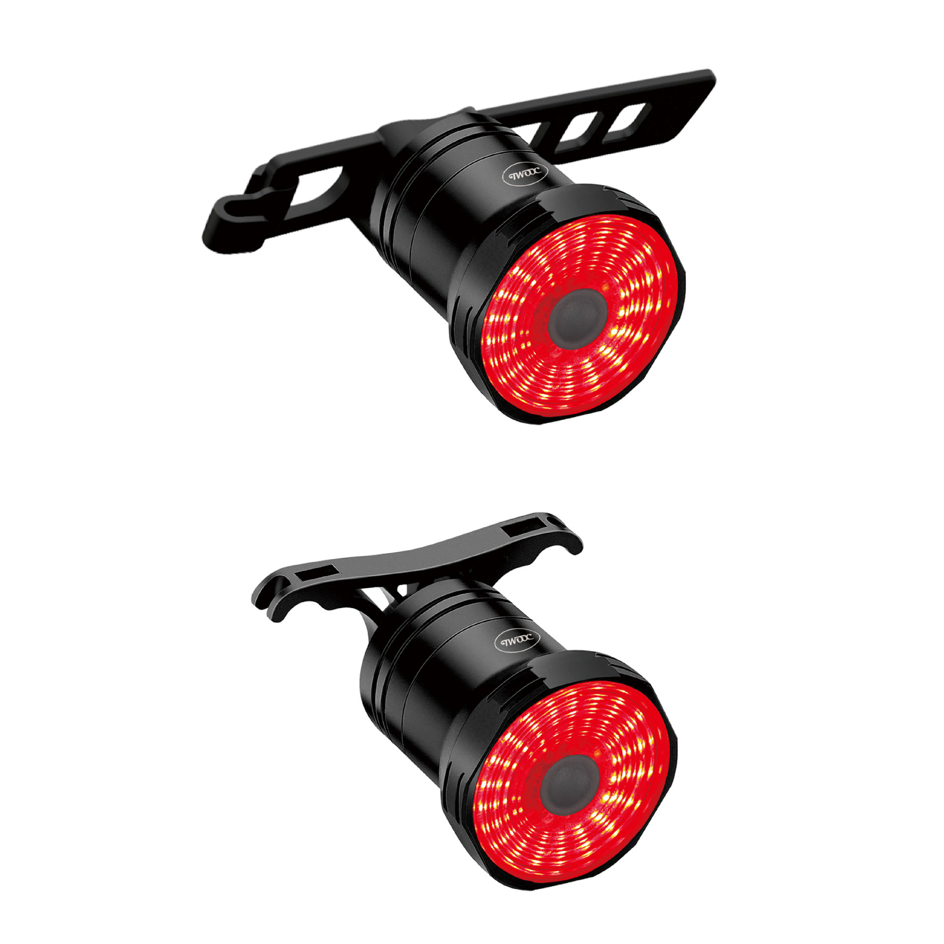 A bike smart brake taillight, automatic sensor-defunct taillight, USB charge taillight, TWOOC taillight.