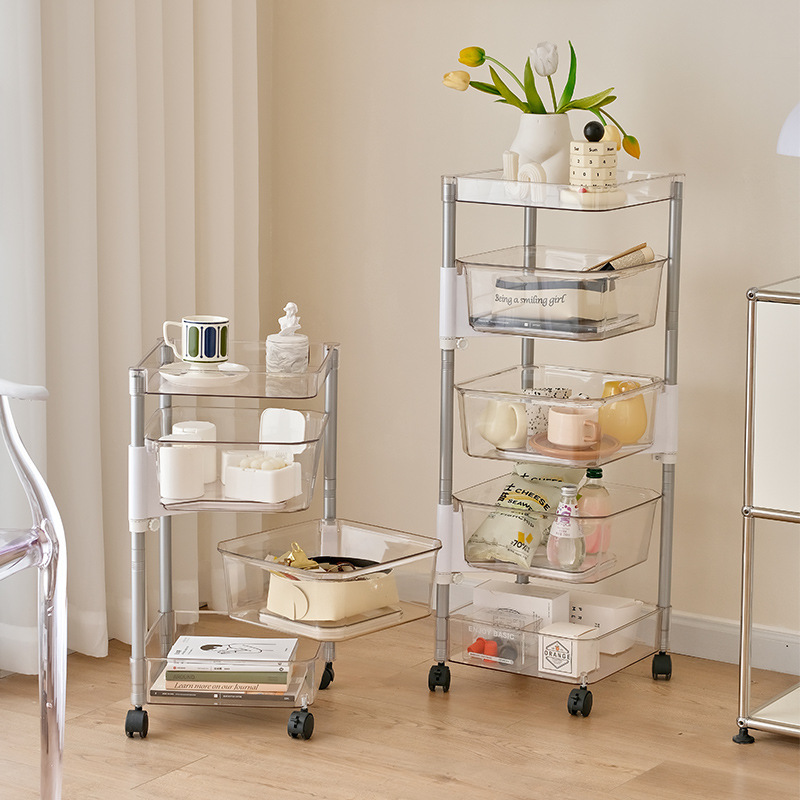 Một tủ nhiều loại trái cây và rau củ cho nhà bếp chuyển hóa rau là di động và trong suốt