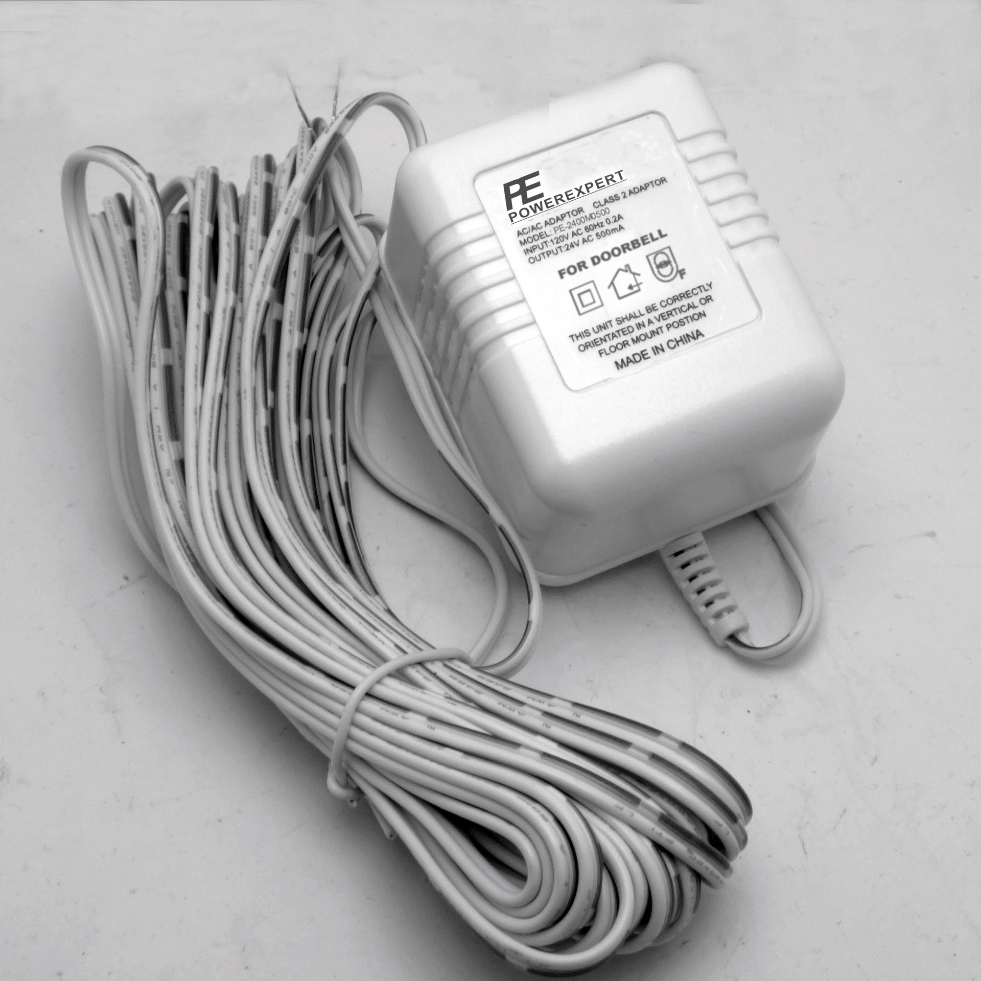 Power adapter 24V500mA long 8M