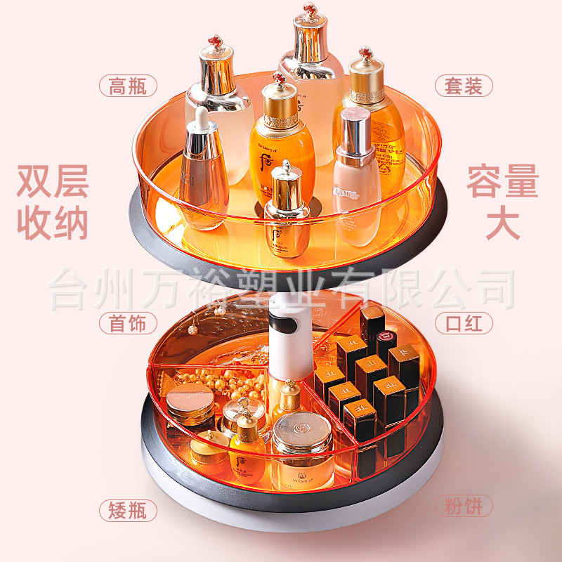kệ cáng xoay 360 độ lớn dung tích trong suốt nhận khay thay đồ nhận giá