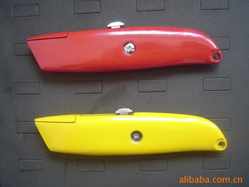 Supplyer aluminum alloy cutter, zinc alloy heavy tools knife, plastic stationery creative knife.