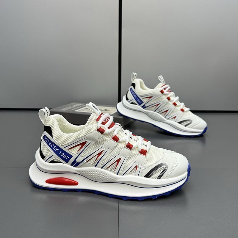 The man with the sneakers has a nice, comfortable, light-tide base.