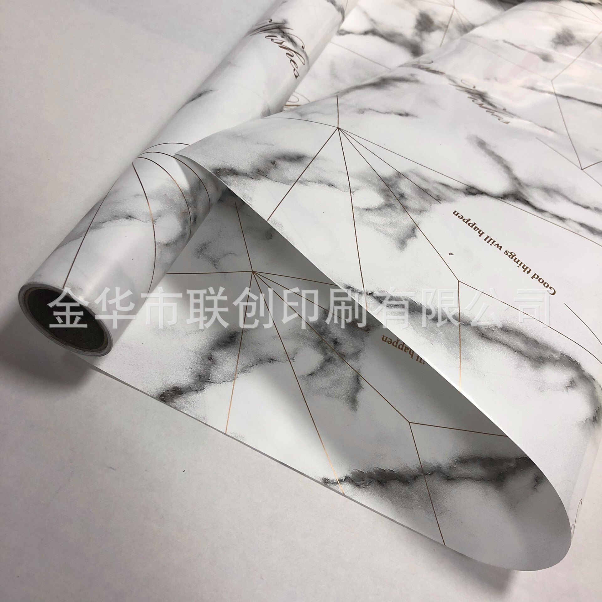 Source, marble gift paper, scroll wrapper, gift wrapper, double-sided printing pack.