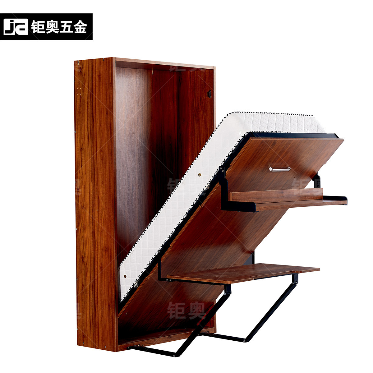 Invisible bed shelf desk factory wholesale double invisibility bed folding bed invisibility table frame