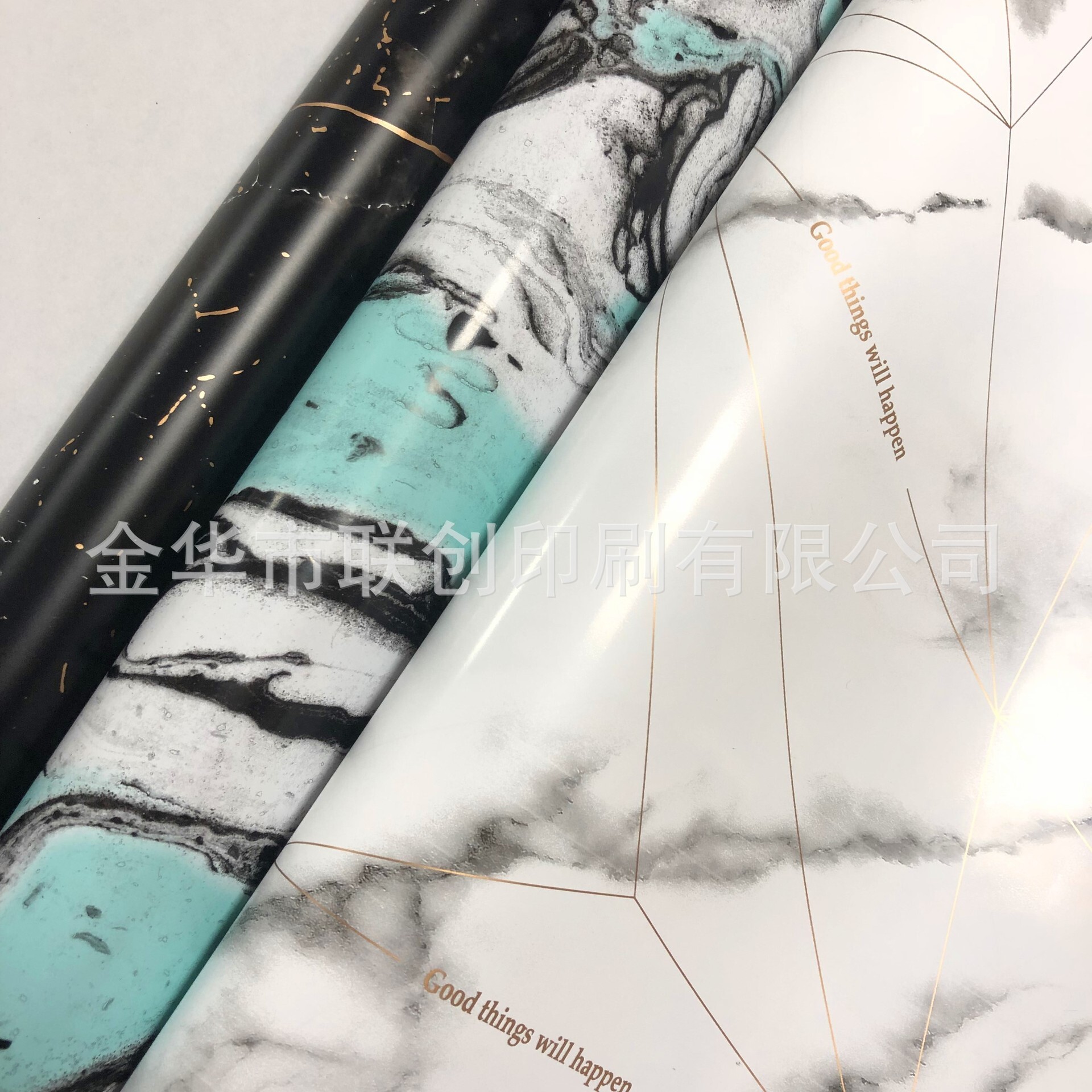 Source, marble gift paper, scroll wrapper, gift wrapper, double-sided printing pack.