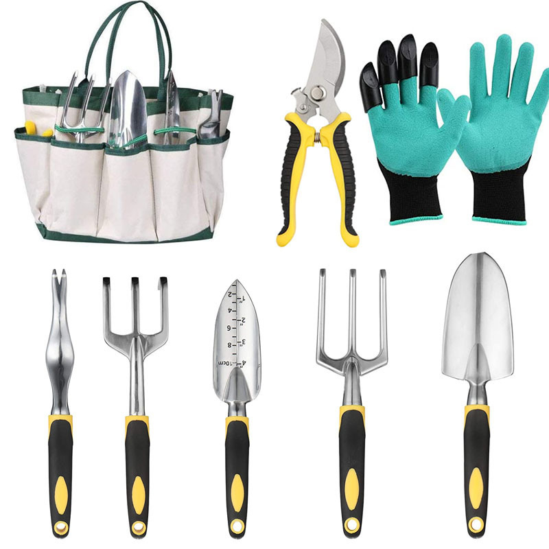 Công cụ vườn 11Pcs Đặt công cụ vườn