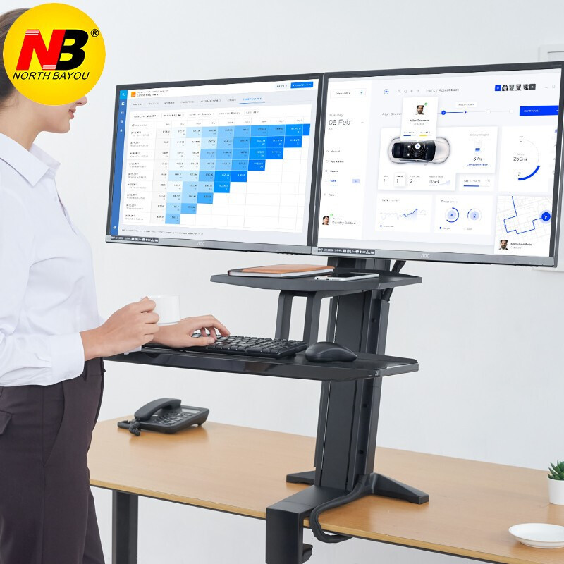 NB L100 double screen monitor standing up and down working table General desktop monitor up 22-27 inches