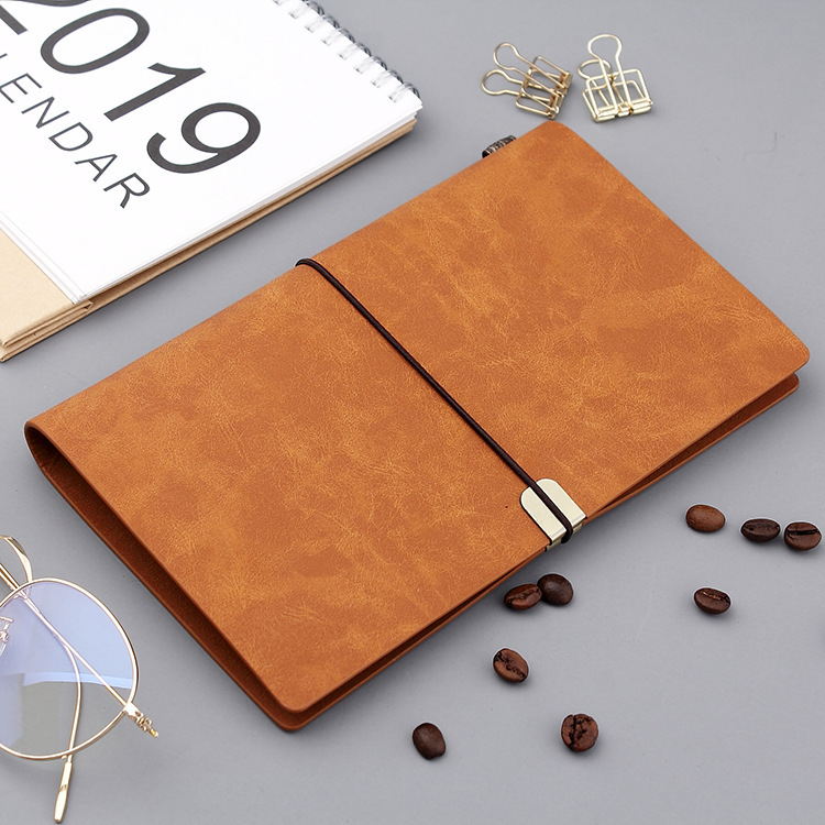 Cuốn sách ý tưởng tái cấu trúc với một cuốn sổ tay xách tay giả A6
