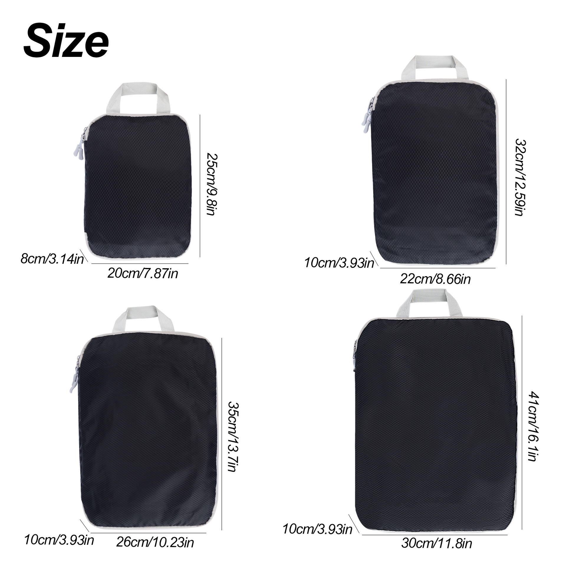 The Amazon compressed three packs of scalable bag-to-door travel and folded packs