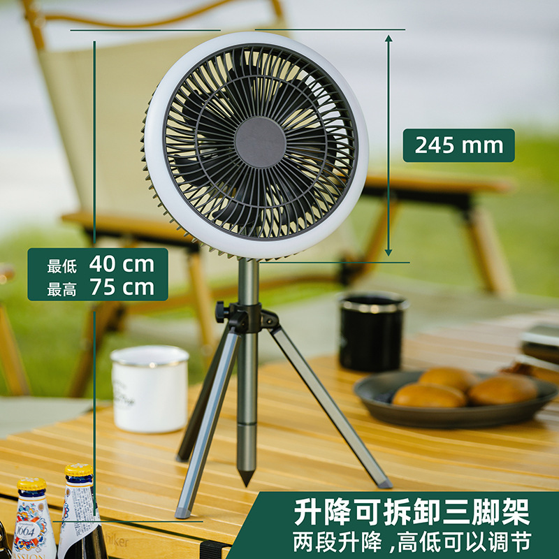 크로스 국경 야영 삼각은 휴대용 fan-switched fan-sharping 천막 삼각형 램프로 위탁될 것입니다