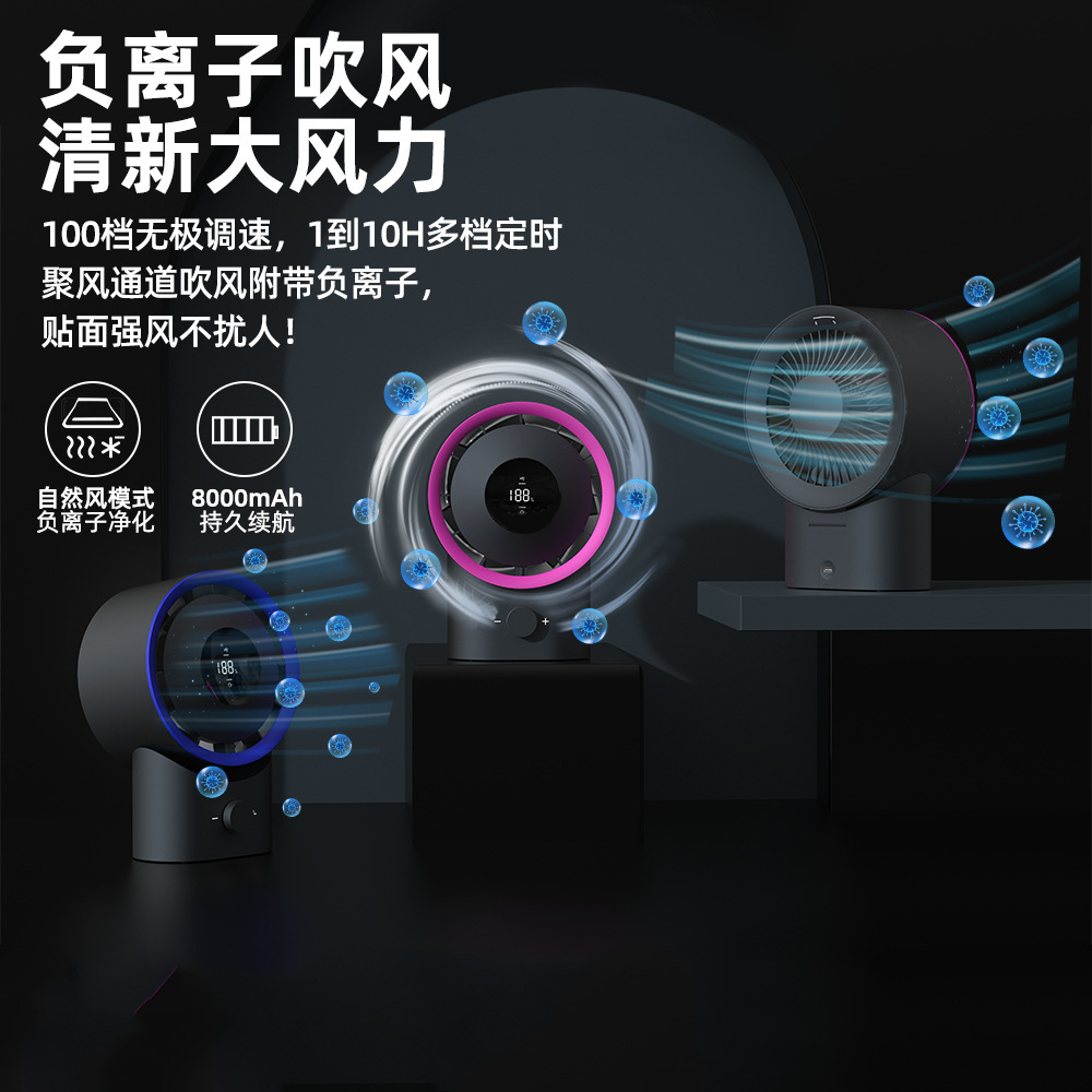 A new desktop fan, 100 sets of non-extremely fast smart hours and turbo fan plants cross borders