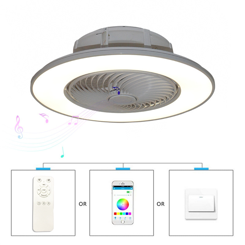 LED-based LED-snack-up smart app bluetooth invisibility fan 1