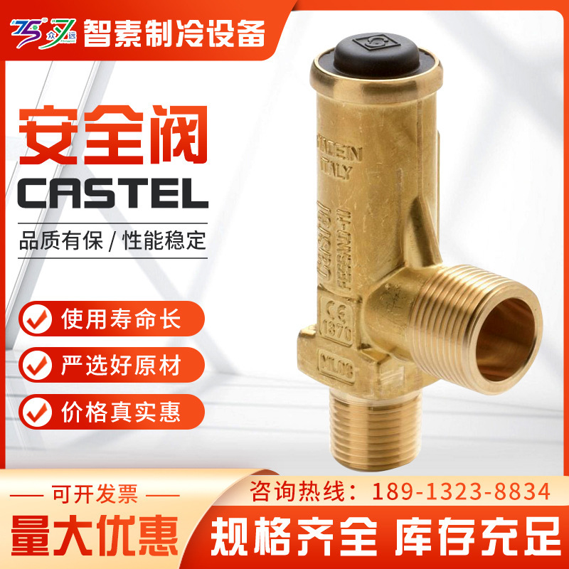 Supply of condenser liquid storage valves (CASTEL) 3060/3061 valve series