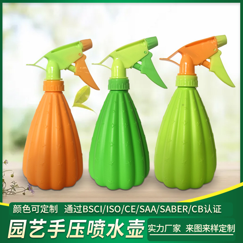 Người bán hoa quy mô nhỏ phun chai làm vườn tưới thủy tinh cho xe với bình xịt hơi