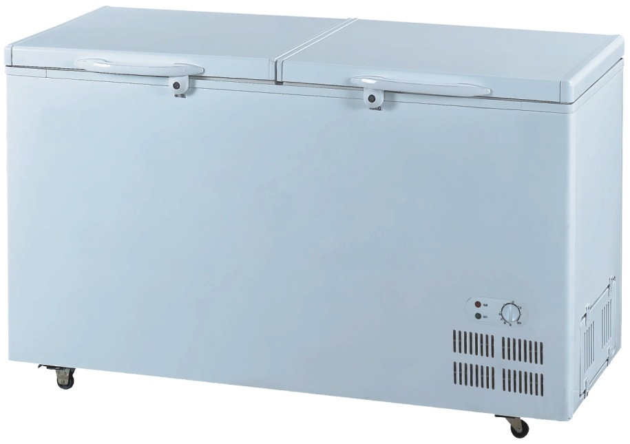 365 liters of solar-powered straight-stream compressor refrigerator with freezer BD-365 commercial