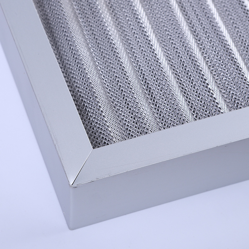 Aluminium-based wave-coated net for start-up metal, new wind filter for clean vents of acid-resistant alkali.