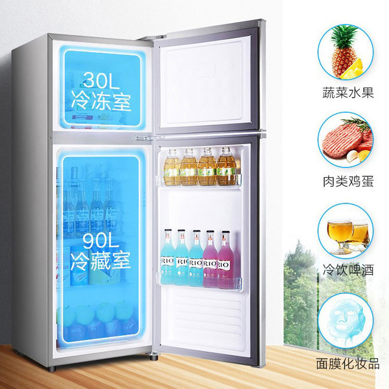 Một tiệm bán đồ uống lạnh, nhỏ, đông lạnh.