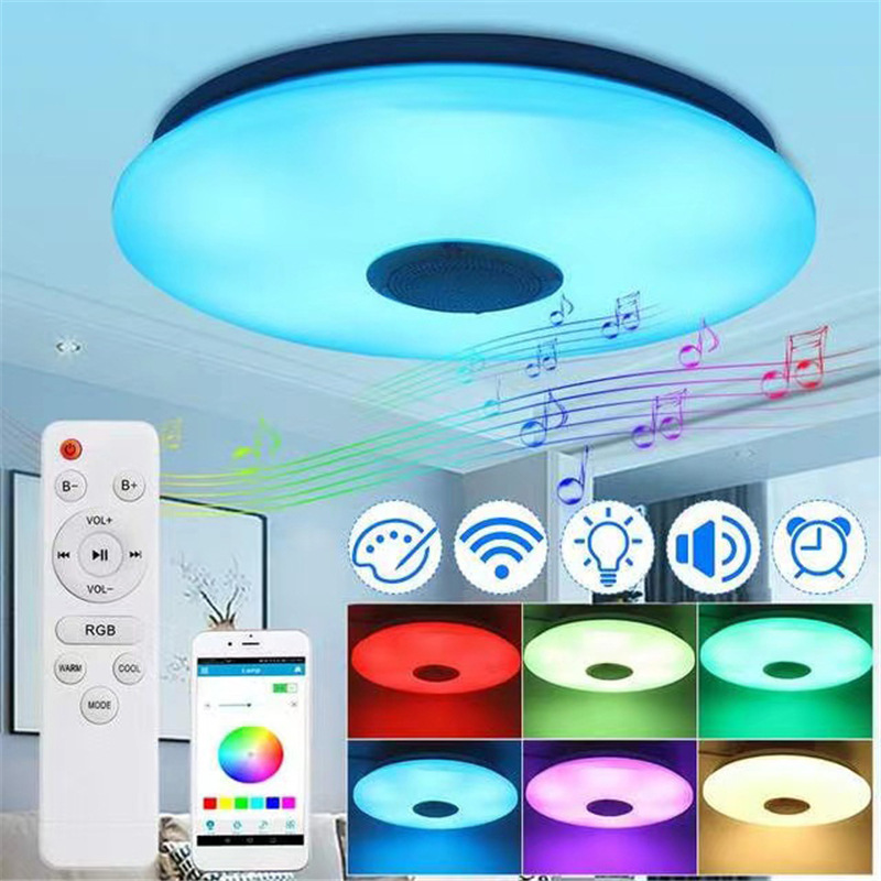 33/38CM Smart Bluetooth Music Lantern approximation of modern children ' s room bedroom LED-sucking lamp