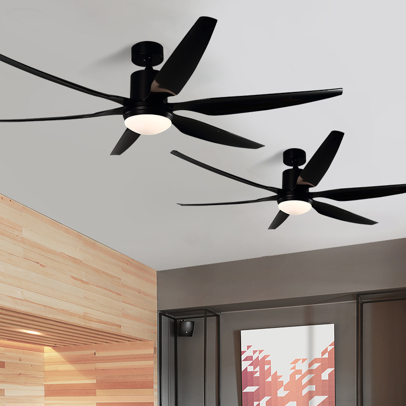 It's recommended to customize large-sized fan chandeliers, commercial restaurant office schools, cross-border smart fan lamps.