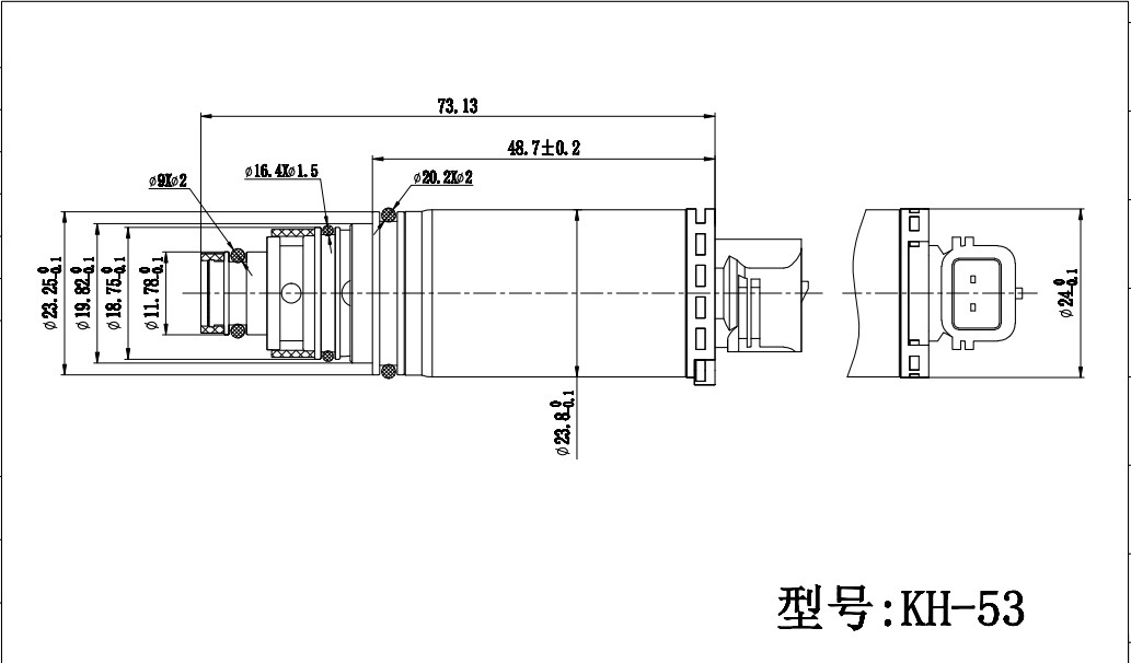 525 Li 2.0 TF18 공기조화 압축기의 5를 위한 전자기 벨브는 부유한 남자의 새로운 하늘을 위해.