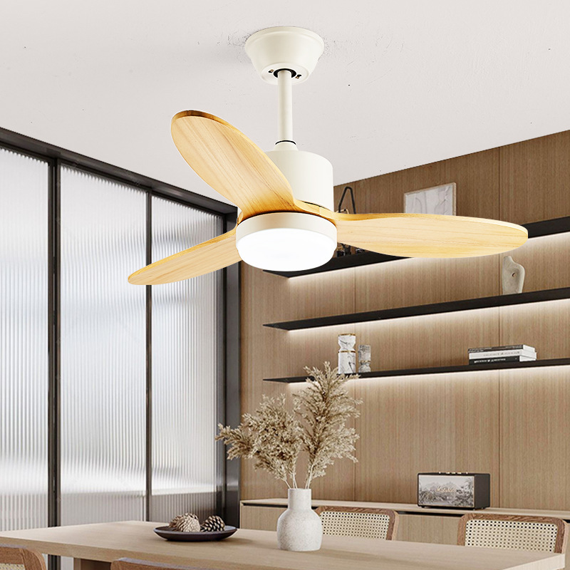 The Nordic wind chandelier supports the rice-sucking fan-room living room-room one fan.