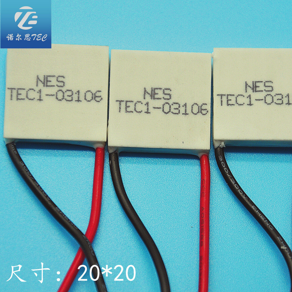 냉장 TeC1-03104 수입 세동 냉각기 20 * 20mm3.7V 의료 콘덴서