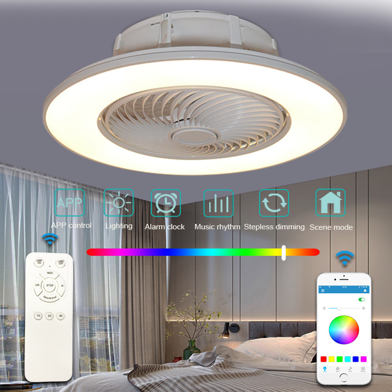 LED-based LED-snack-up smart app bluetooth invisibility fan 1