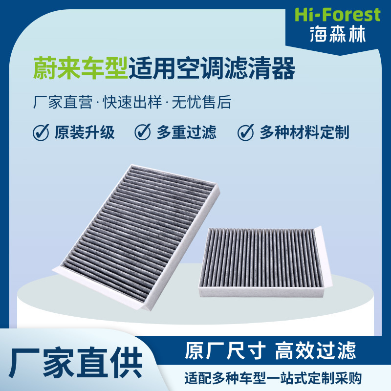 Plant wholesale fit for EET5 ET7 ES8 Hepa AC core activated carbon car AC filter